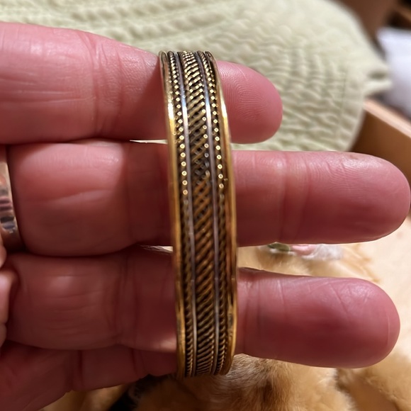 New Copper cuff bracelet India med/large size - Picture 2 of 5